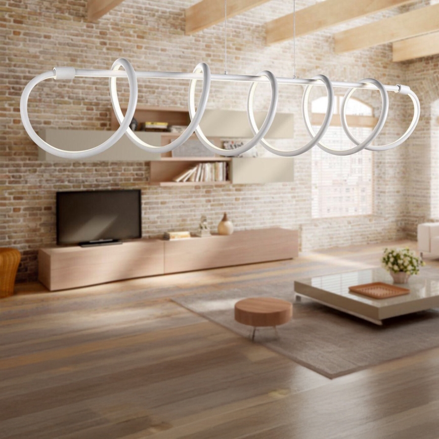 ONLI -  Κρεμαστό φωτιστικό οροφής LED SPIRALE LED/72W/230V 3000K λευκό