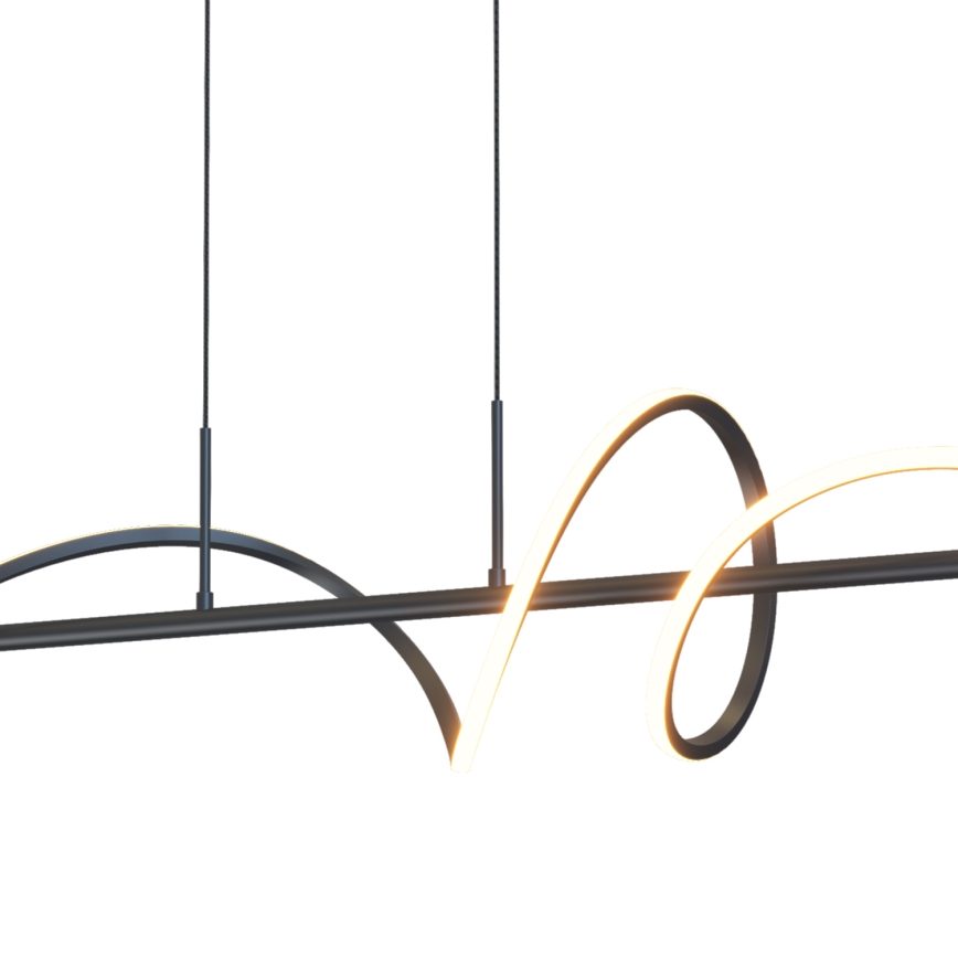 ONLI -  Κρεμαστό φωτιστικό οροφής LED TWIST LED/30W/230V 4000K μαύρο