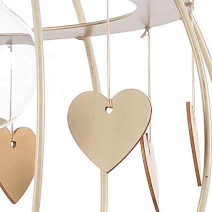 ONLI - Κρεμαστό φωτιστικό οροφής LEONILDE 1xE27/15W/230V μπεζ