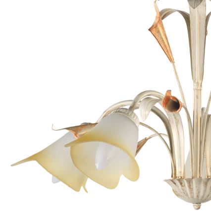 ONLI - Κρεμαστό φωτιστικό οροφής LUCREZIA 5xE14/6W/230V κρεμ