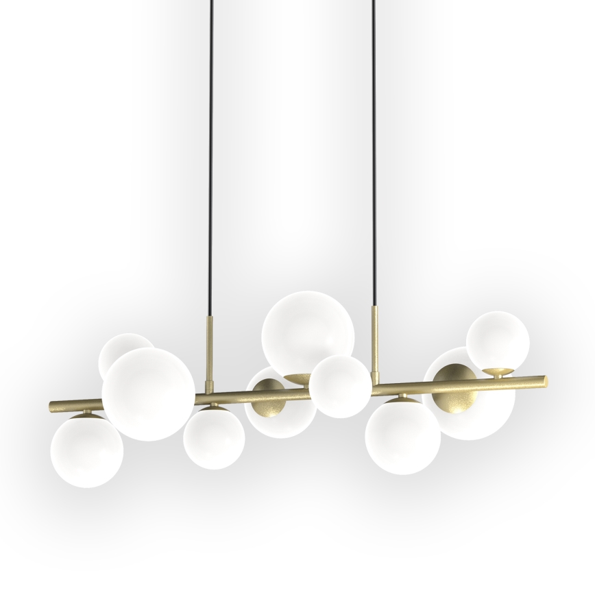 ONLI - Κρεμαστό φωτιστικό οροφής PALOMA 10xG9/10W/230V χρυσό