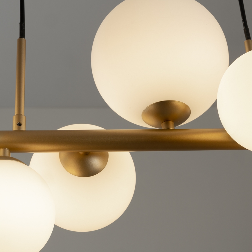 ONLI - Κρεμαστό φωτιστικό οροφής PALOMA 10xG9/10W/230V χρυσό