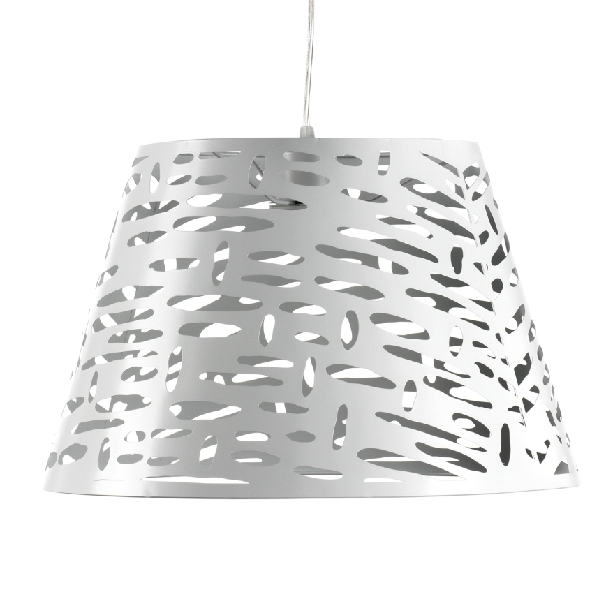 ONLI - Κρεμαστό φωτιστικό οροφής RICKY 1xE27/15W/230V διάμετρος 40 cm λευκό