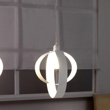 ONLI - Κρεμαστό φωτιστικό οροφής SERENA 1xE27/22W/230V λευκό