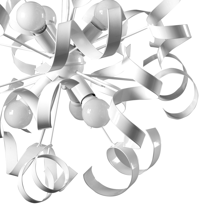 ONLI -  Κρεμαστό φωτιστικό οροφής ZOE 6xE14/6W/230V λευκό