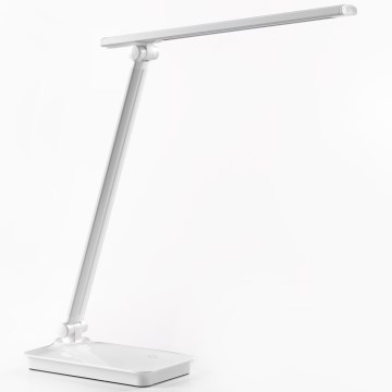 ONLI - LED Dimmable επιτραπέζιο φωτιστικό αφής με USB portem DESKI LED/7W/230V 4000K λευκό
