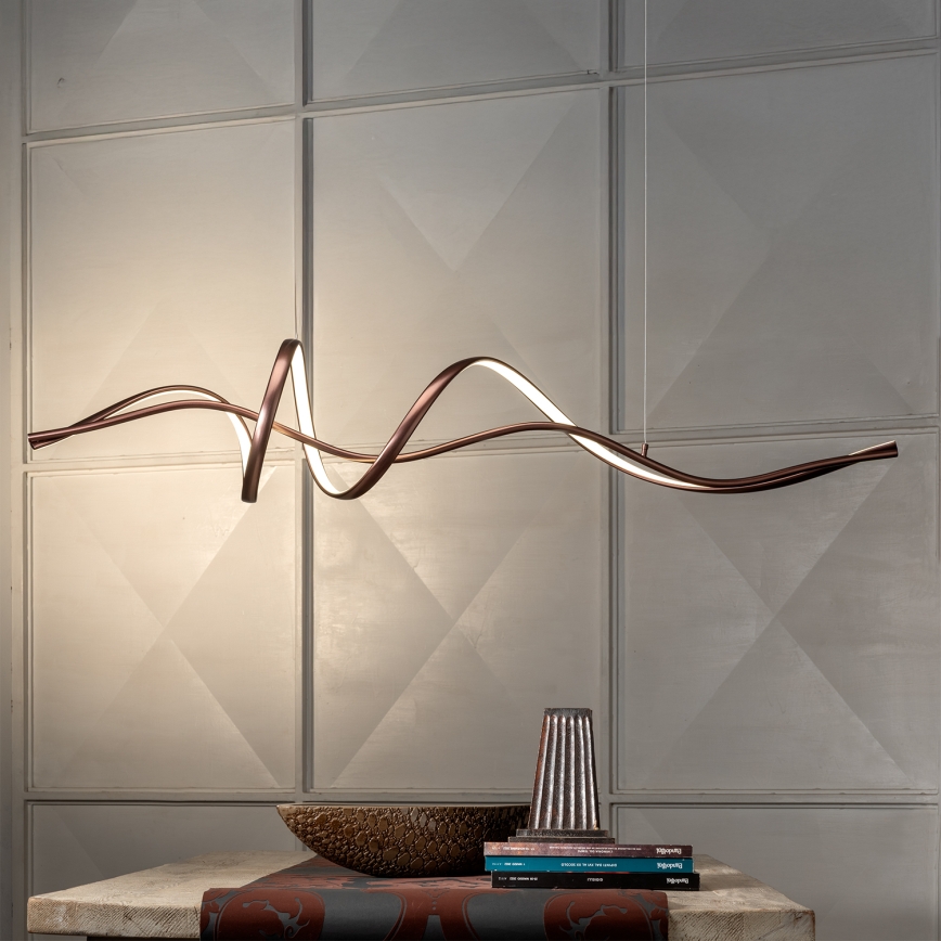 ONLI - LED κρεμαστό φωτιστικό με καλώδιο KELLY LED/28W/230V χάλκινο