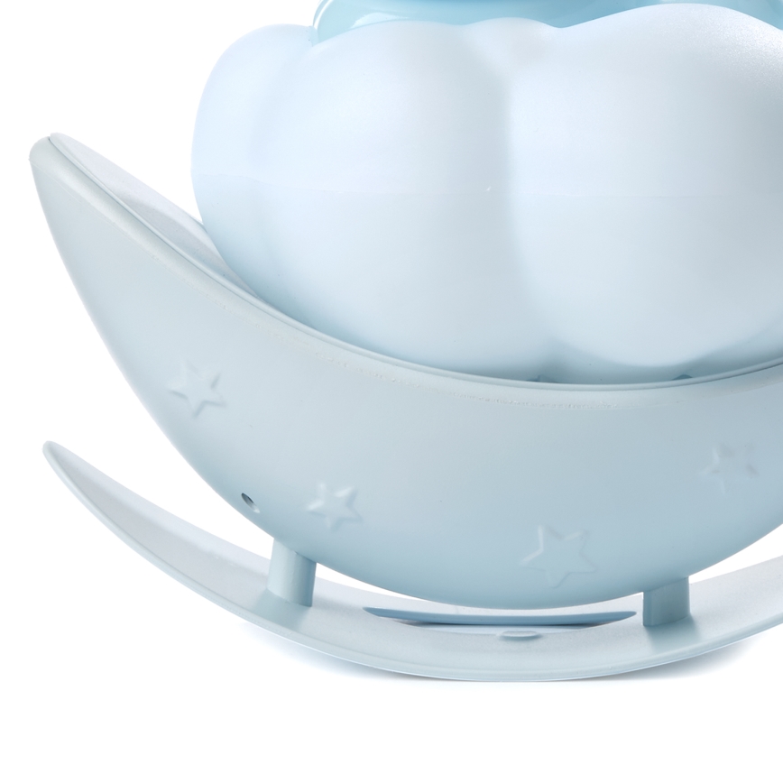 ONLI - Επαναφορτιζόμενο παιδικό νυχτερινό φωτάκι NUVOLINA LED/2,5W/5V 300 mAh κουνελάκι/μπλε