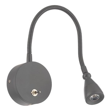 ONLI - LED Εύκαμπτο μικρό φωτιστικό LEXI LED/1W/230V 4000K γκρι