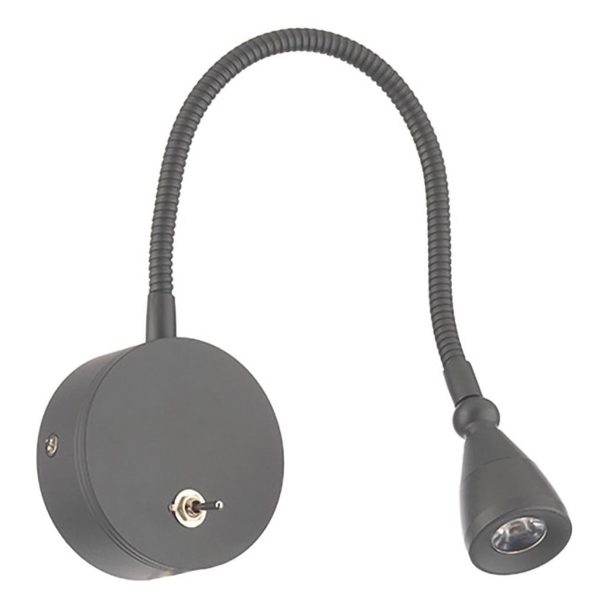 ONLI - LED Εύκαμπτο μικρό φωτιστικό LEXI LED/1W/230V 4000K γκρι