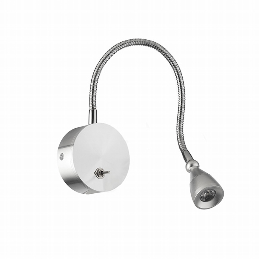 ONLI - LED Εύκαμπτο μικρό φωτιστικό LEXI LED/1W/230V 4000K ματ χρώμιο