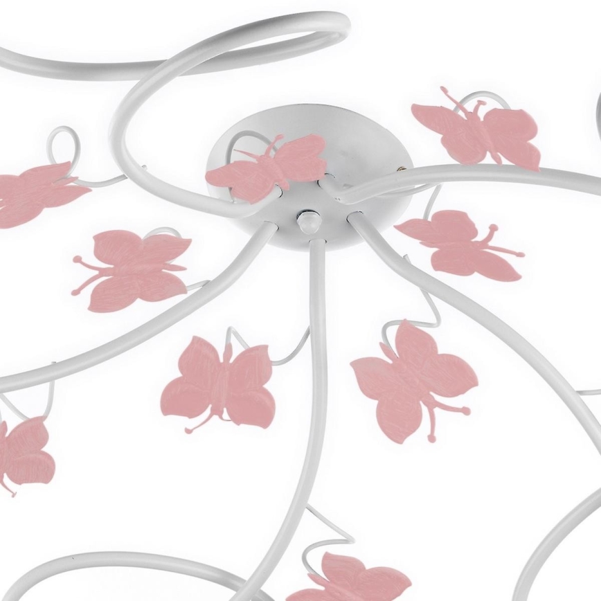 ONLI - Σταθερό παιδικό πολύφωτο BUTTERFLY 5xE14/6W/230V