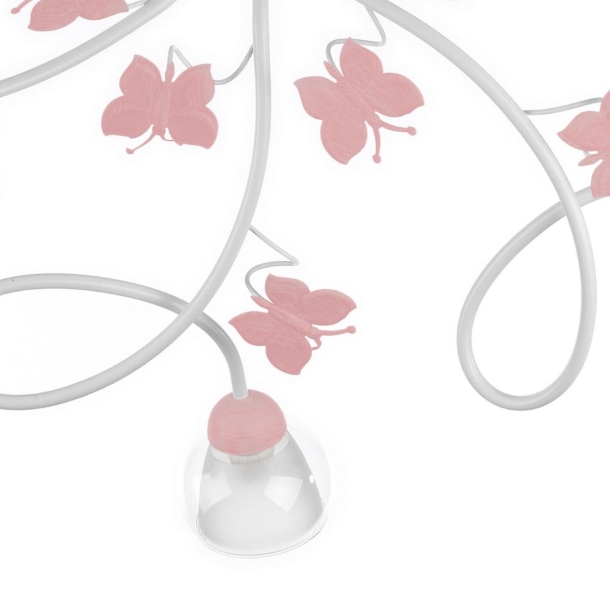 ONLI - Σταθερό παιδικό πολύφωτο BUTTERFLY 5xE14/6W/230V