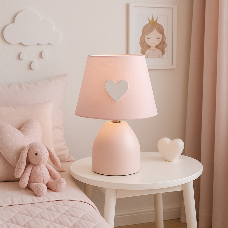 ONLI - Παιδική λάμπα TITTA 1xE14/6W/230V 20 cm ροζ