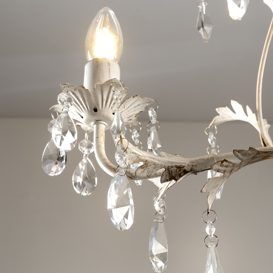 ONLI - Πολυέλαιος με αλυσίδα TERESA 3xE14/6W/230V λευκό