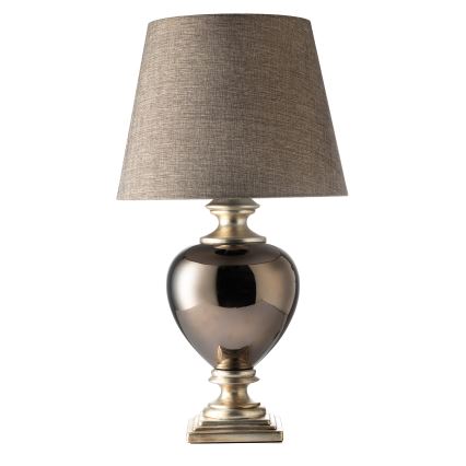 ONLI - Επιτραπέζιο φωτιστικό AMADEUS 1xE27/15W/230V γκρι