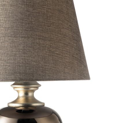 ONLI - Επιτραπέζιο φωτιστικό AMADEUS 1xE27/15W/230V γκρι
