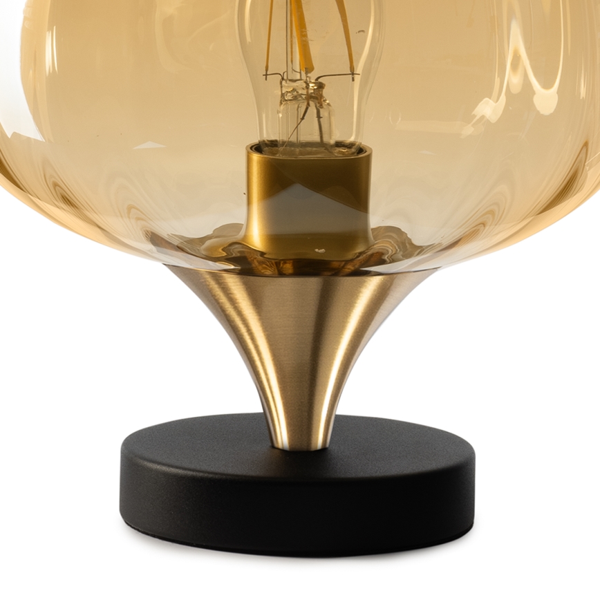 ONLI - Επιτραπέζιο φωτιστικό ELIDE 1xE27/15W/230V μαύρο/χάλκινο