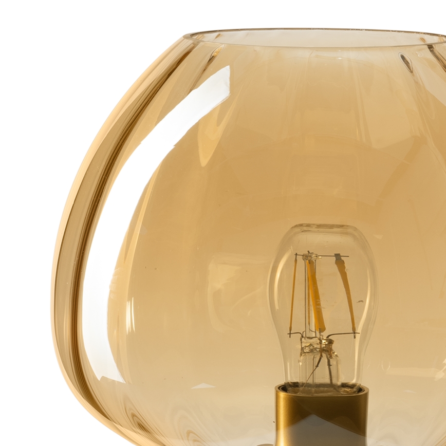 ONLI - Επιτραπέζιο φωτιστικό ELIDE 1xE27/15W/230V μαύρο/χάλκινο