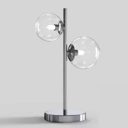 ONLI - Επιτραπέζιο φωτιστικό KIMBERLY 2xG9/6W/230V 40 cm γυαλιστερό χρώμιο