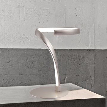 ONLI - Επιτραπέζιο φωτιστικό LED INFINITY LED/12W/230V 4500K 24 cm ματ χρώμιο