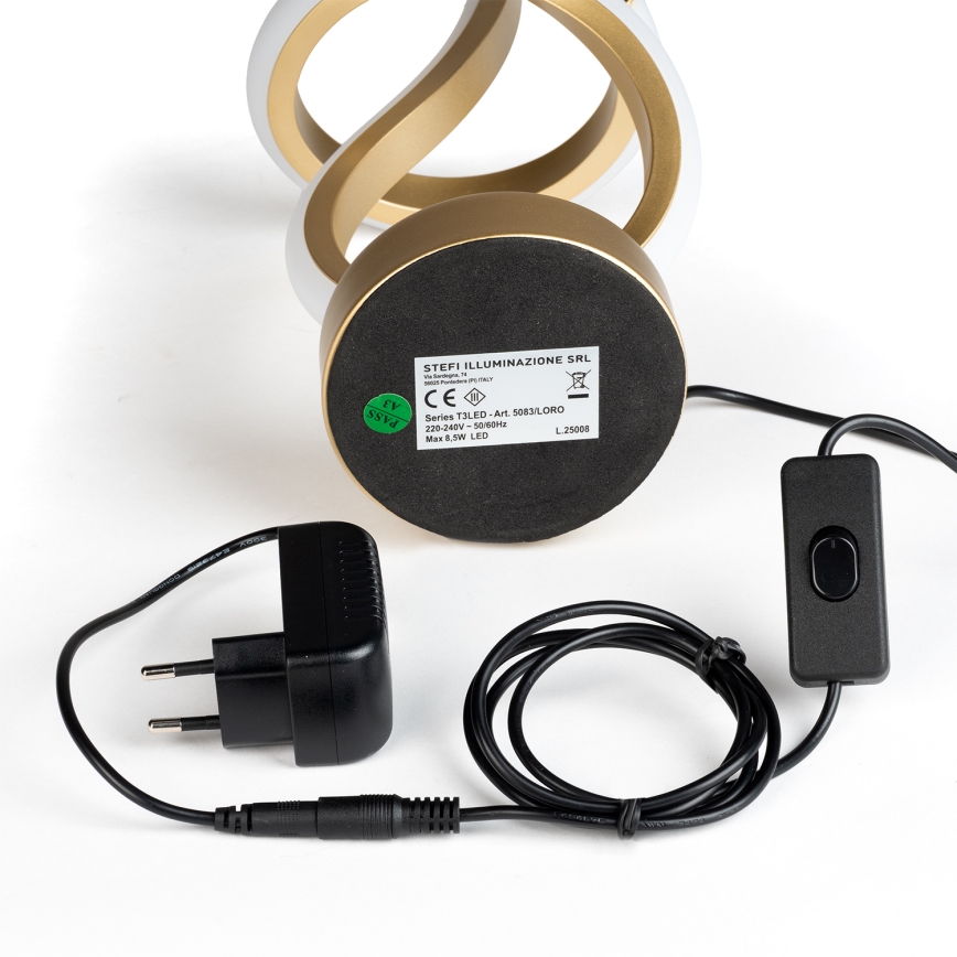 ONLI - Επιτραπέζιο φωτιστικό LED KIRA LED/10W/230V 4000K 28 cm χρυσό