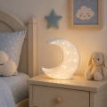 ONLI - Επιτραπέζιο φωτιστικό PORCELLANA 1xE14/6W/230V 21 cm φεγγάρι