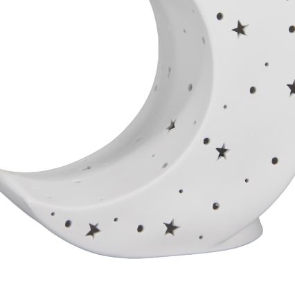 ONLI - Επιτραπέζιο φωτιστικό PORCELLANA 1xE14/6W/230V 21 cm φεγγάρι