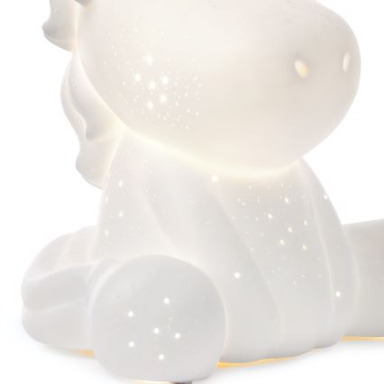 ONLI - Επιτραπέζιο φωτιστικό PORCELLANA 1xE14/6W/230V 23,5 cm μονόκερος