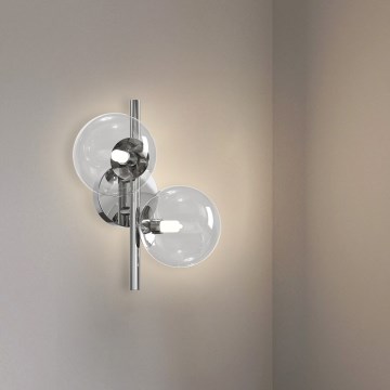 ONLI - Επιτοίχιο φωτιστικό KIMBERLY 2xG9/6W/230V γυαλιστερό χρώμιο