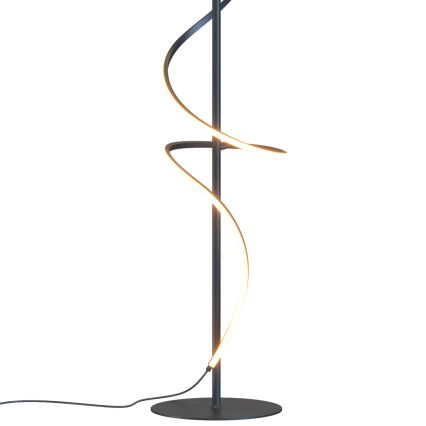 ONLI - Επιδαπέδια λάμπα LED TWIST LED/24W/230V 4000K μαύρο