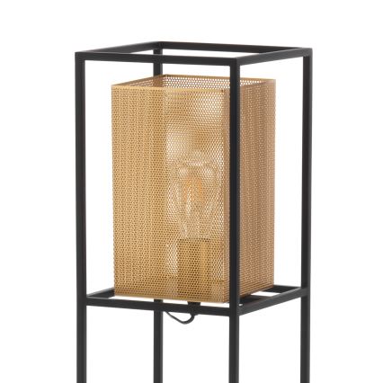 ONLI - Επιδαπέδια λάμπα MALIK 1xE27/22W/230V χρυσαφί/μαύρο