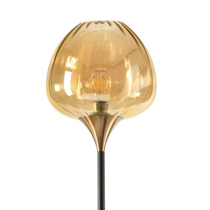 ONLI - Επιδαπέδιο φωτιστικό ELIDE 1xE27/15W/230V μαύρο/χάλκινο