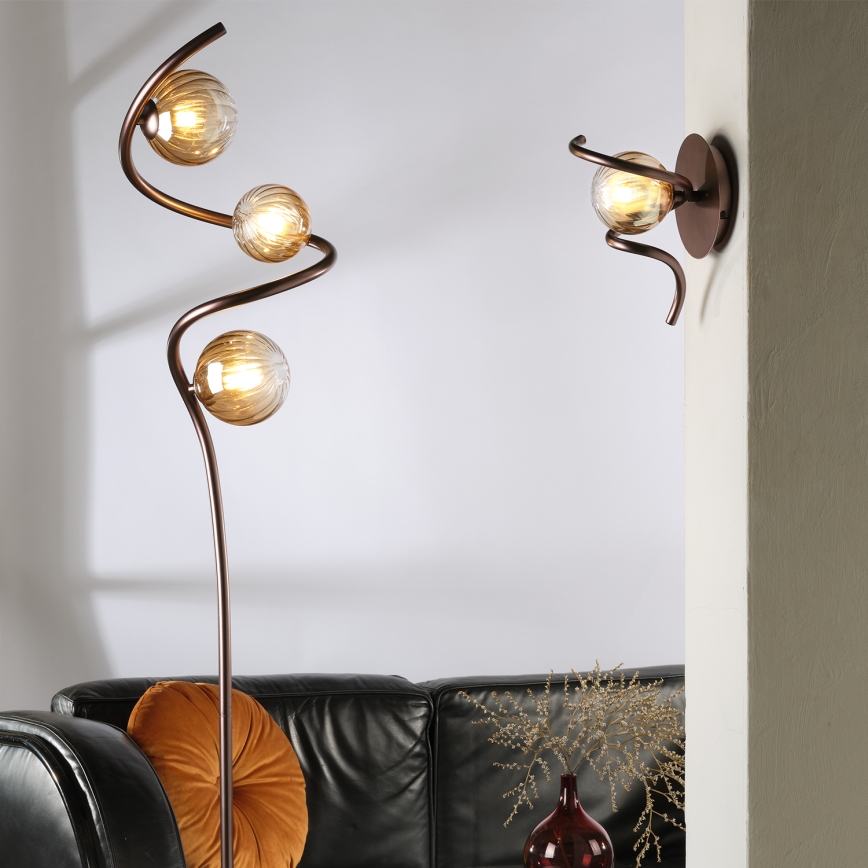 ONLI - επιδαπέδιο φωτιστικό FRIDA 3xG9/10W/230V χαλκός