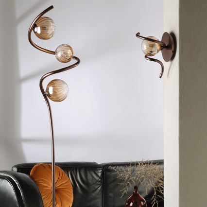 ONLI - επιδαπέδιο φωτιστικό FRIDA 3xG9/10W/230V χαλκός