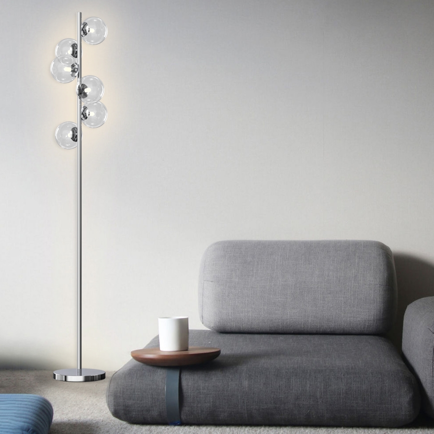 ONLI - Επιδαπέδιο φωτιστικό KIMBERLY 6xG9/6W/230V γυαλισμένο χρώμιο