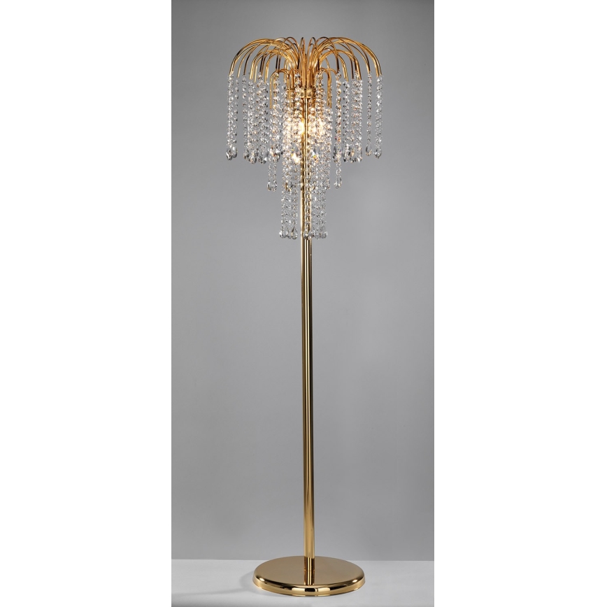 ONLI - Επιδαπέδιο φωτιστικό PIOGGIA 3xE14/6W/230V χρυσό