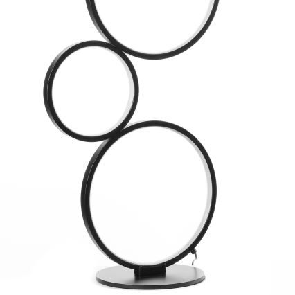 ONLI - Επιδαπέδιο φωτιστικό RINGS LED/58W/230V 4000K μαύρο