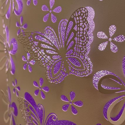 ONLI - επιδαπέδιο φωτιστικό TITILLA 1xE27/22W/230V μωβ/λευκό