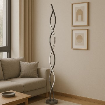 ONLI - Επιδαπέδια λάμπα LED DNA LED/24W/230V 4000K ασημί