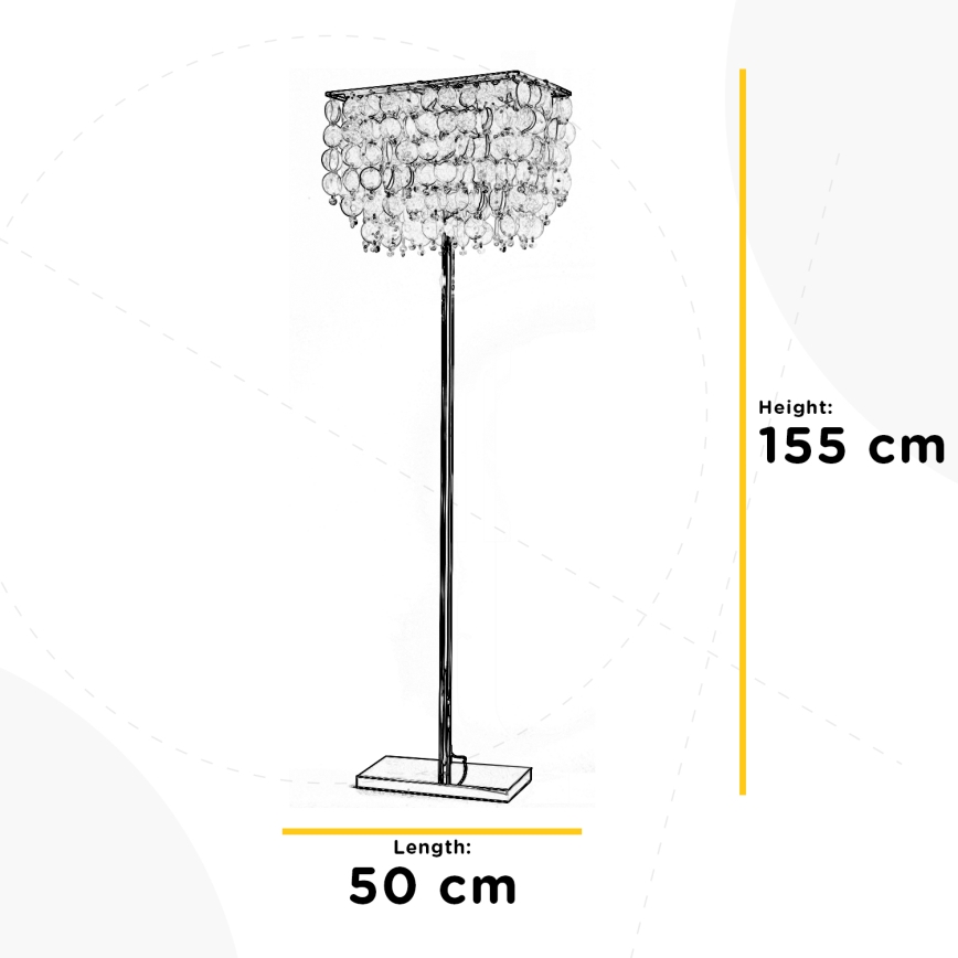 ONLI - Επιδαπέδια λάμπα MAKANI 4xE14/6W/230V