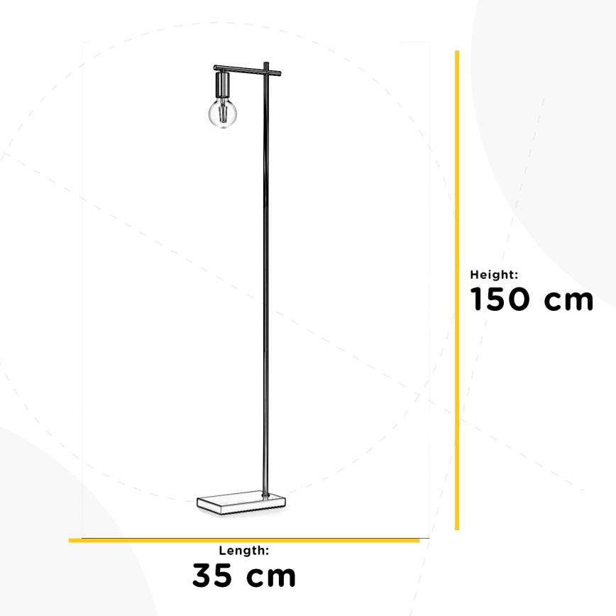 ONLI - Επιδαπέδιο φωτιστικό CROSS 1xE27/22W/230V