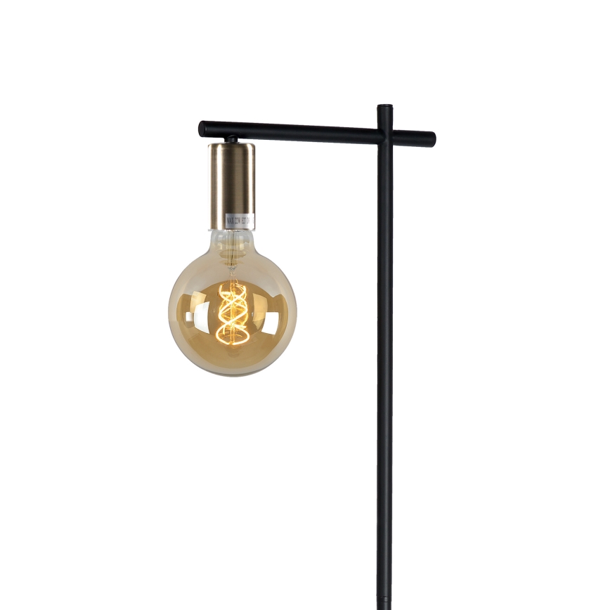 ONLI - επιδαπέδιο φωτιστικό CROSS 1xE27/22W/230V μαύρο/ορείχαλκος