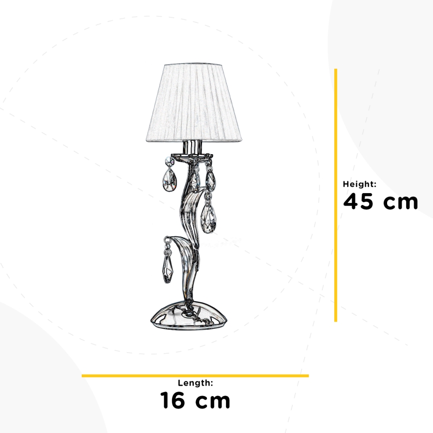 ONLI - Επιτραπέζιο φωτιστικό JACQUELINE 1xE14/6W/230V