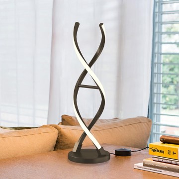 ONLI - Επιτραπέζιο φωτιστικό LED DNA LED/12W/230V 4000K 48,5 cm ασημί