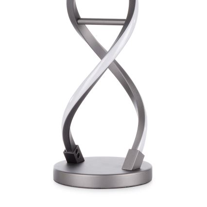 ONLI - Επιτραπέζιο φωτιστικό LED DNA LED/12W/230V 4000K 48,5 cm ασημί