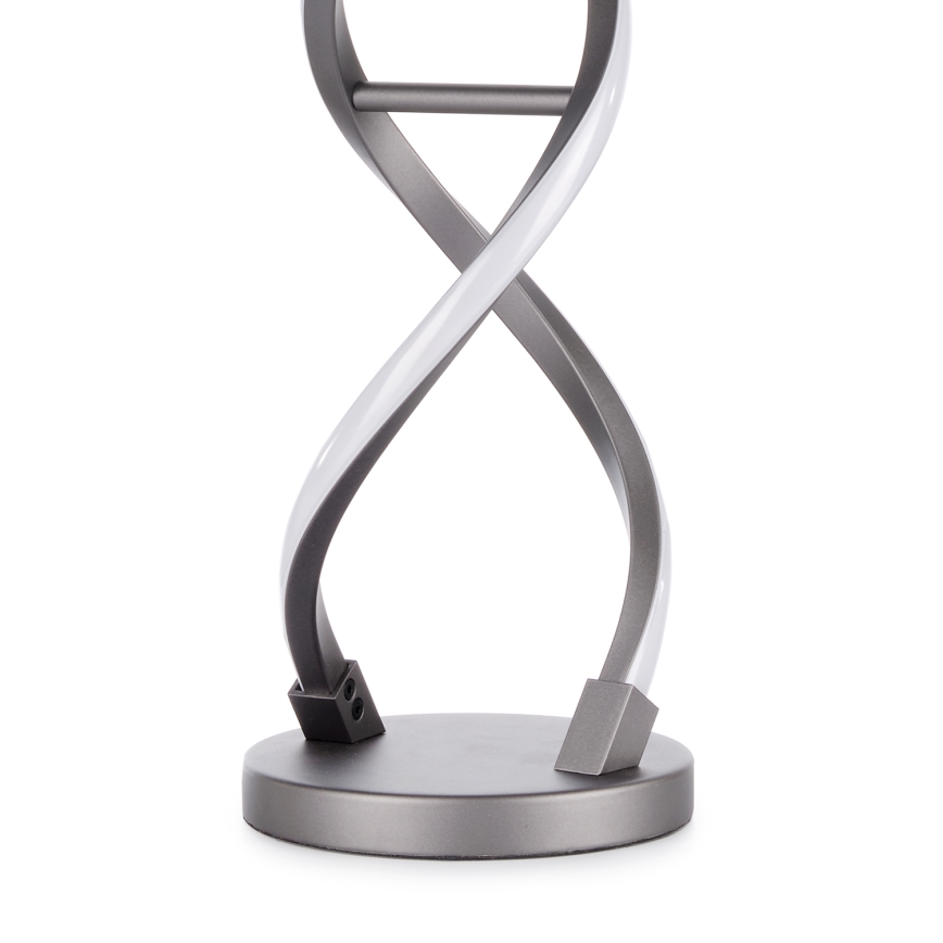 ONLI - Επιτραπέζιο φωτιστικό LED DNA LED/12W/230V 4000K 48,5 cm ασημί