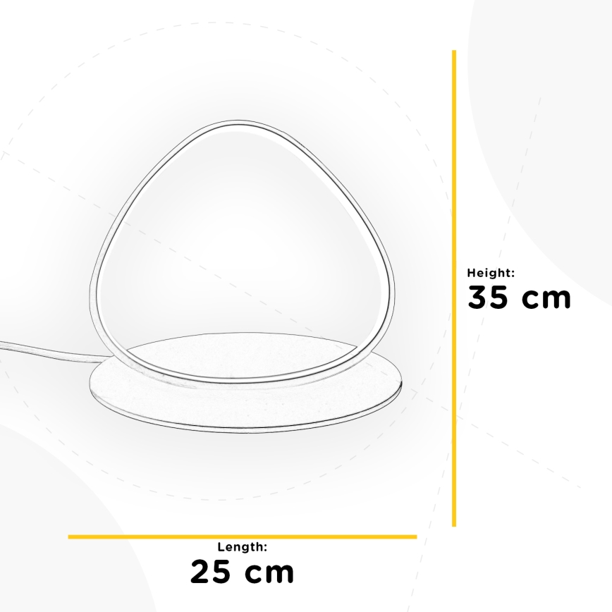 ONLI - Επιτραπέζιο φωτιστικό LED ROMEO LED/16W/230V 4000K 35 cm λευκό