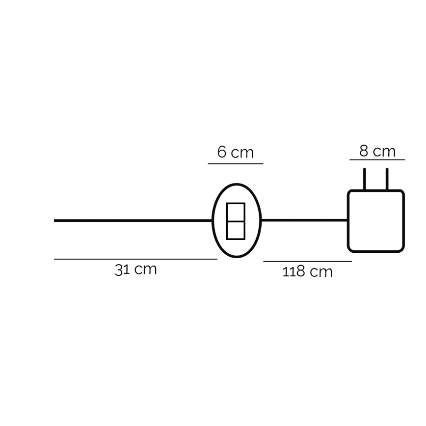 ONLI - Επιτραπέζιο φωτιστικό LED TWIST LED/16W/230V 4000K 81 cm μαύρο