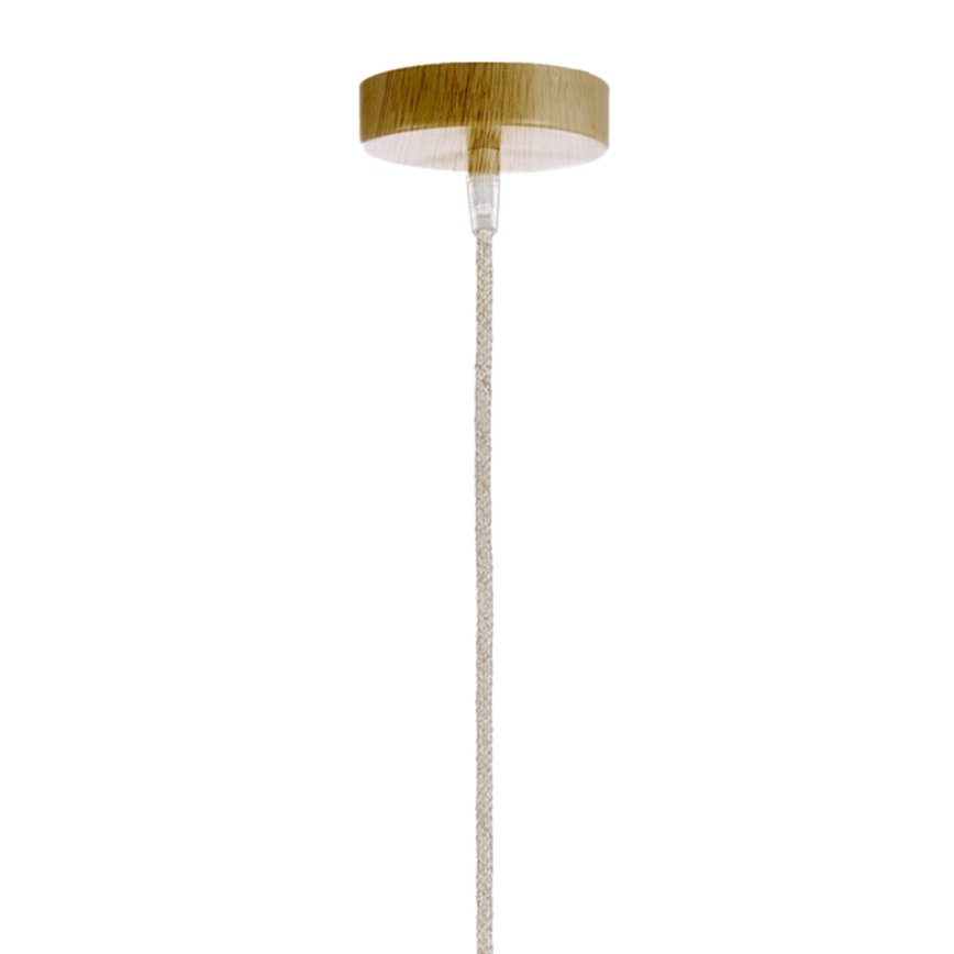 ONLI - Κρεμαστό φωτιστικό οροφής BAMBOO 1xE27/22W/230V μπαμπού